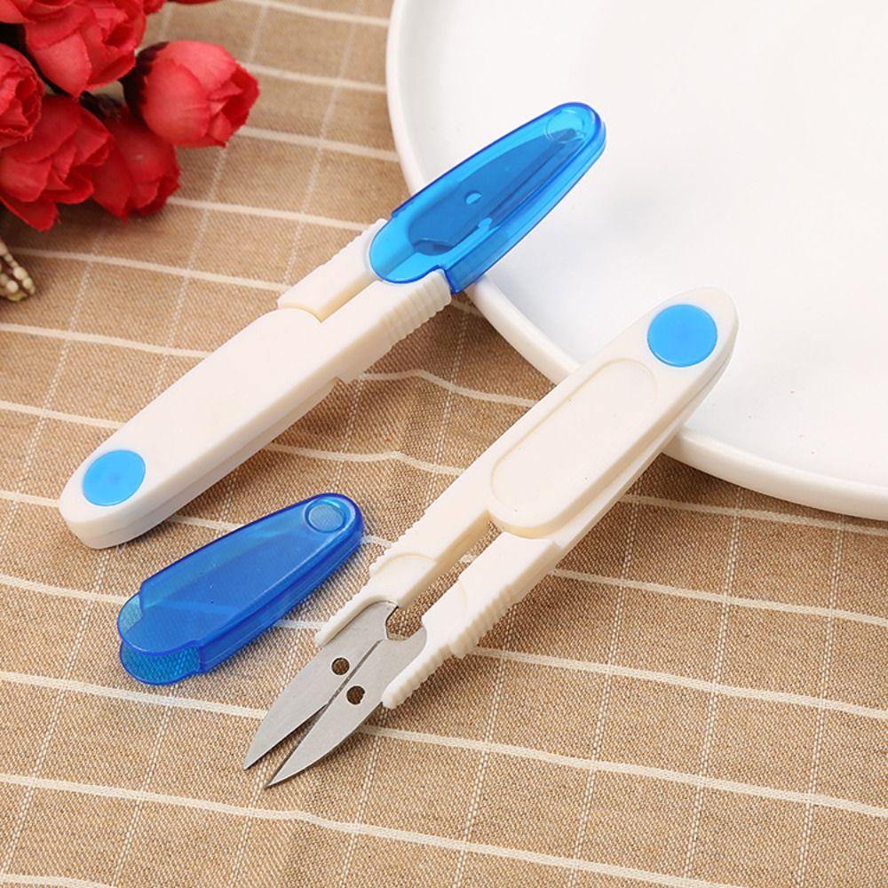 

4pcs U Shape Thread Clippers Sharp Yarn Shears Needlework Tailor