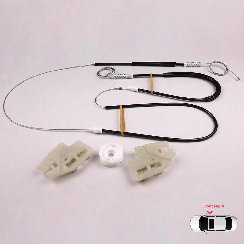 EWR492 Window Regulator Repair Kit Front Right Door for BMW 3 Series E46 2001-2005 4/5 Door Facelift 51337020660