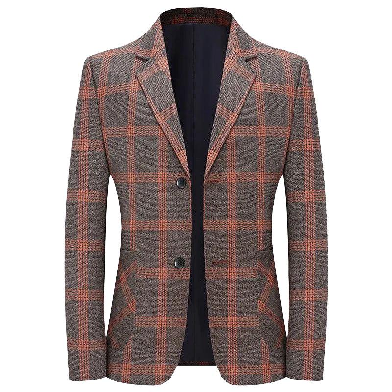 2026 Spring/Autumn Men's Business Casual Suit Jacket for Middle-Aged & Young Dads