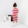 Summer Korean Style Striped Princess Dress for Girls - Short-Sleeved Fashion Skirt