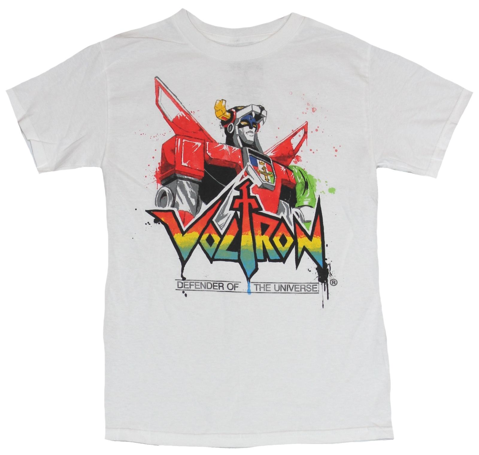 Voltron Adult New T-Shirt - Head and Shoulders Above Classic Logo Pic M