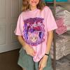 Sailor Moon Anime T-Shirt Damen Unisex Kurzarm Baumwolle Oberteile Grafikdruck Streetwear Lässig Sommer T-Shirt 2025 Vintage Y2k Kleidung