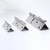 Non-Toxic 2Pcs Self Closing Spring Door Hinge Stainless Steel Hinge For Window Cabinets Jewelry Boxes Automatic Rebound Hardware