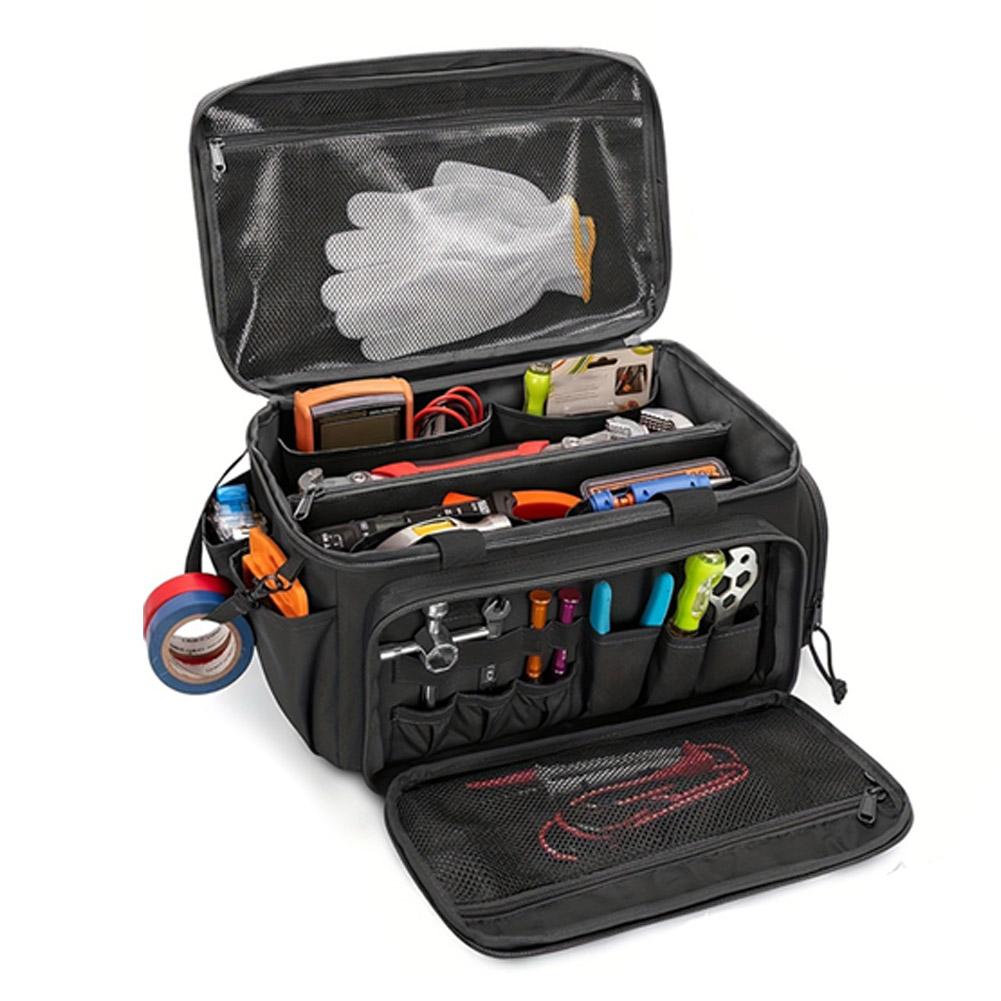 Multifunctional Tool Bags Canvas Electrician Bags Waterproof Wear-Resistant High Capacity Storage Bags Carrying Handbags