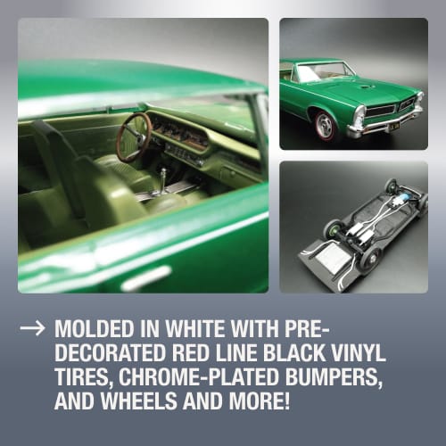 AMT 1/24 Scale 1965 Pontiac GTO Hardtop Plastic Model Kit (AMT1410)