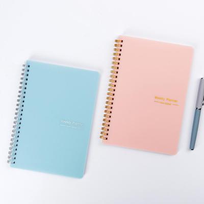 1PC A5 Daily Weekly Planner Agenda Organizer Notebook Weekly Goals Habit Schedules Office School Supplies
