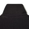 Womens 2026 Streetwear Short Stand-Collar Coat With Pocket Detail Regular Fit Long Sleeve Solid Black