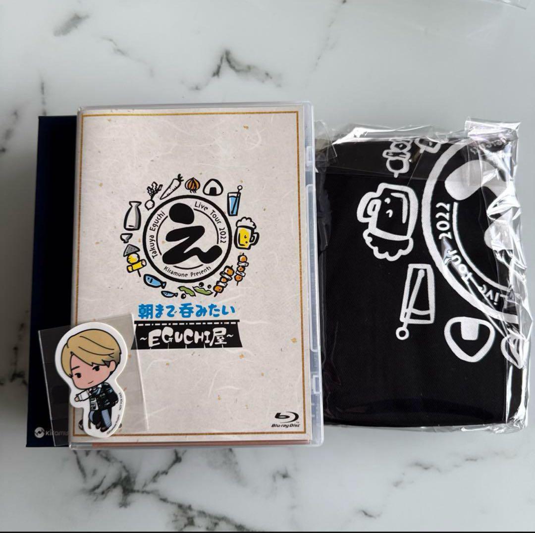 

[USED] I Want to Drink Until Morning - EGUCHI-ya - Takuya Eguchi Blu-ray with bonus character sticker