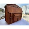 Tasche Echtleder Messenger Schulter Herren Laptop Satchel Handtasche Braun Neu Laptop