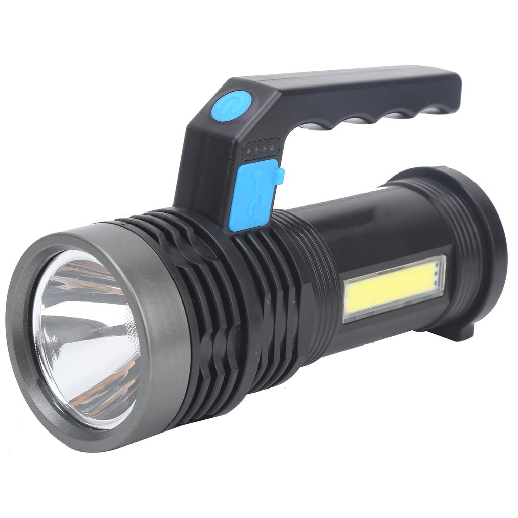 Outdoor LongRange Strong Light Flashlight Household Searchlight Rechargeable LED Spotlight