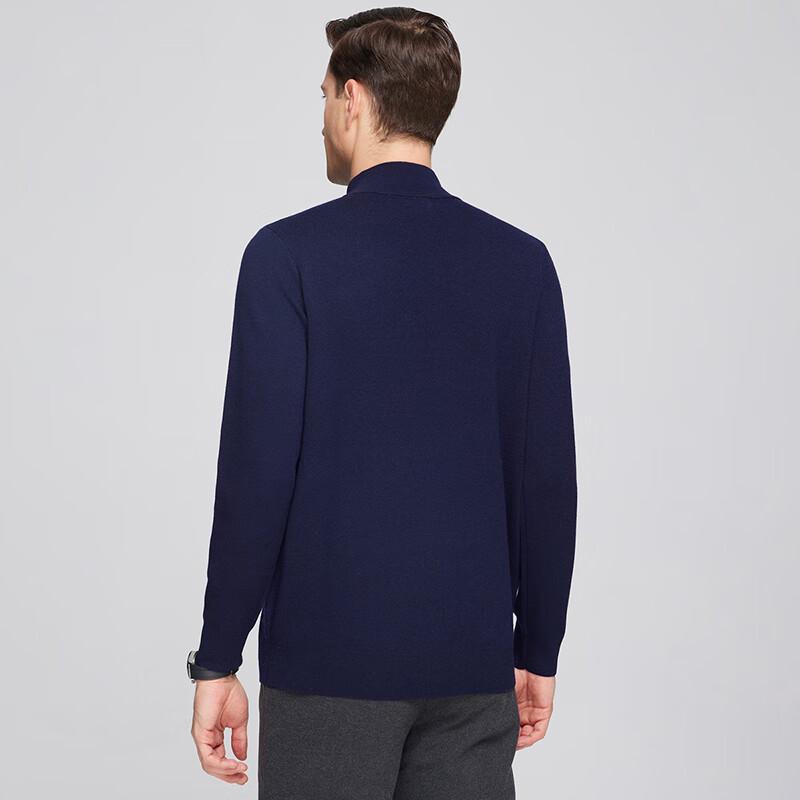 Tu Huang Men's Half-Zip Wool Sweater