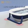 Foldable Newborn Baby Bath Tub: Convertible for Sitting or Lying Down at Home