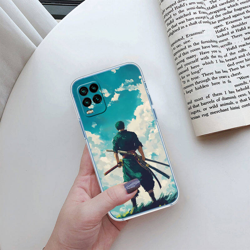 MH125 One Piece Zoro Case for Motorola E7 G6 G7 G8 G9 Plus Power Play G10 G20 G04 E30 E40 E22 E20 E13 E15 G22 G23 G05 G75 G35 G55