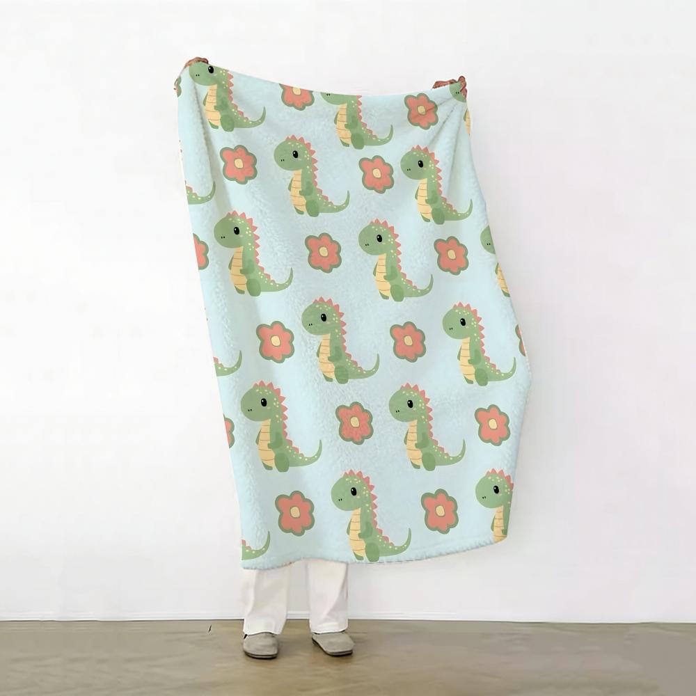 

Animal D Dinosaur H Hot c cute Throw Soft Warm Flannel Fleece Throw Blanket for Sofa Bed Travel Home 75cmx90cm