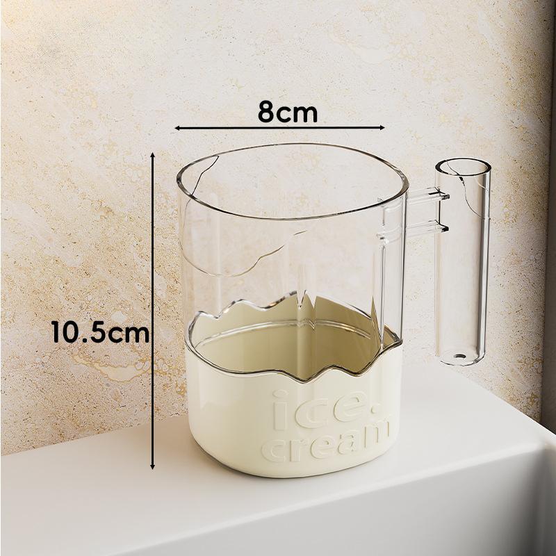 

Чашка для полоскания рта, Бытовая парная чашка для чистки зубов, Студенческое общежитие, Чашка от зубной боли, Чашка для умывальника, Чашка для воды 500ml слоновая кость