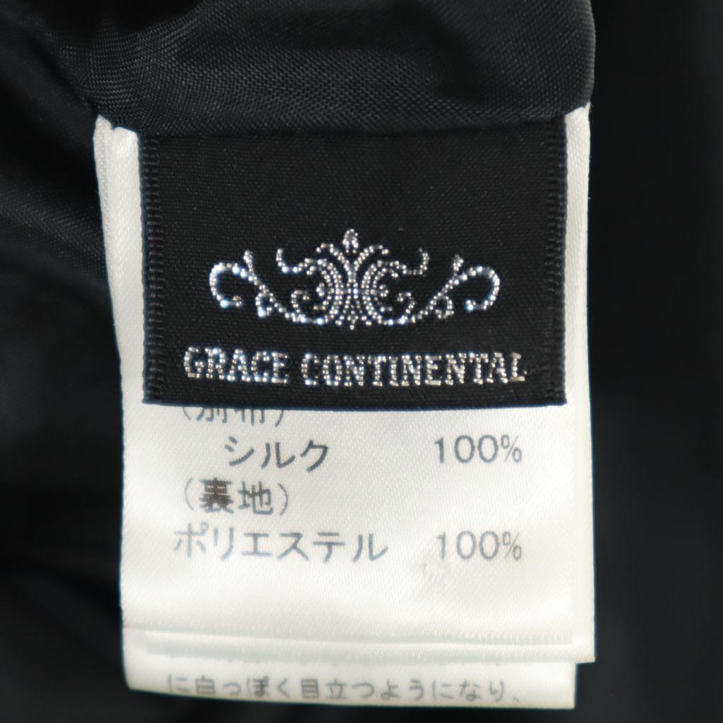 GRACE CONTINENTAL Seide Ärmellos Mini Kleid 36 schwarz Damen Gebraucht