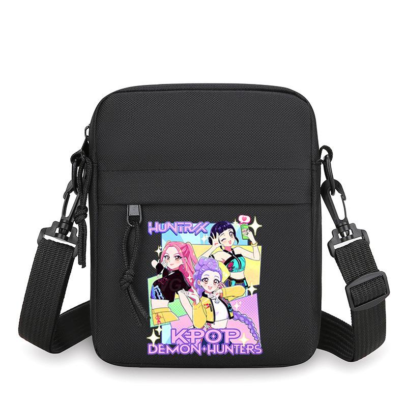 Animation Cartoon Shoulder Bag, Lightweight And Versatile Mobile Phone Bag, Simple Travel Messenger Bag