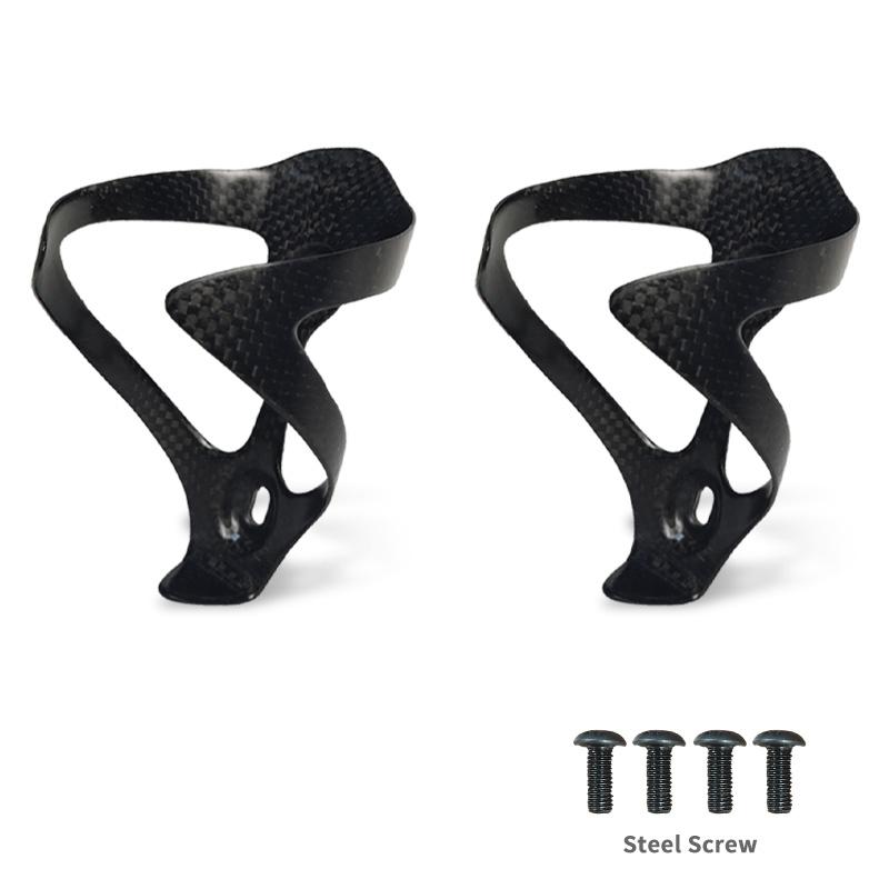 3K Carbon Fiber Bicycle Water Bottle Cage Ultralig Matte Glossy MTB Road Bike Bottle Holder Bike Accessories Bottle Set 2PCS
