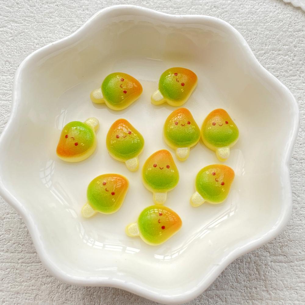 30pcs Mix Resin Colorful Mini Fruit Ice Cream Nail Art Flatback Stone Applique DIY Christmas Charms Scrapbook Decor Crafts