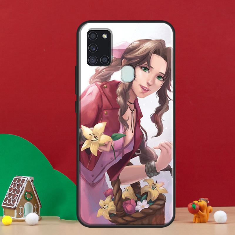 Aerith Gainsborough Final Fantasy Case For Samsung Galaxy A54 A34 A14 A51 A71 A50 A52S A12 A22 A32 A52 A53 A33 A13 Cover Coque