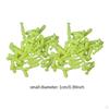 100 Pieces Fishing Lures Silicone Paddle Tail Swimbaits for Carp Walleye