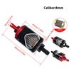 Motorcycle Filter Oil Alloy Oil Filter Stainless Steel Core Glass Perspective High-Flow Efficiency Oil Filter Alloy Construction