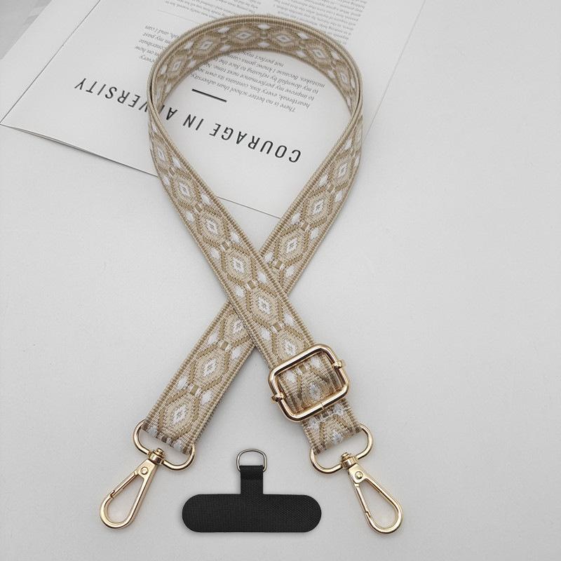 Mobile Phone Lanyards Can Be Wholesale New Ethnic Style Adjustable Neck Lanyards Mobile Phone Bags Straps Fixed Clips Anti-loss