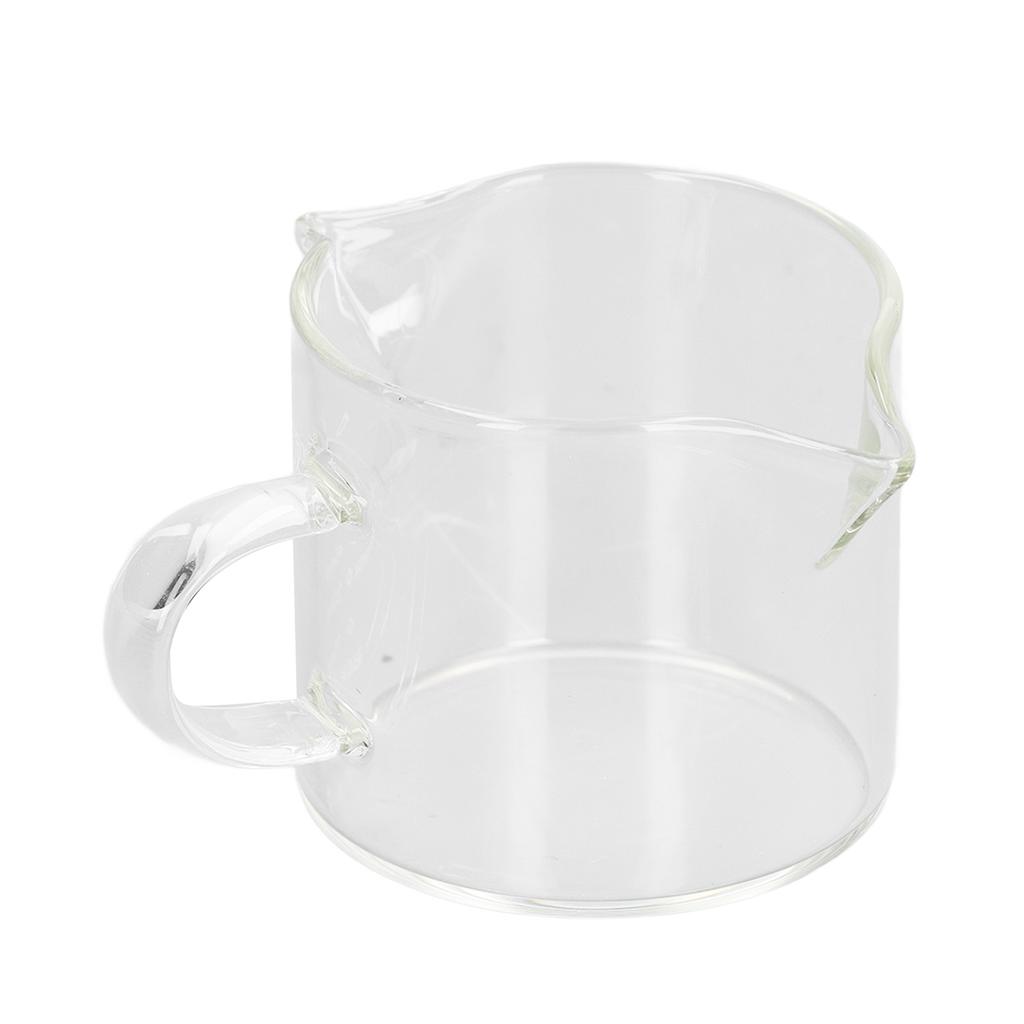 75ml Coffee Measuring Cup, Borosilicate Glass with Double Spouts and Heat , for Kitchen Restaurant and Coffee Shop Use