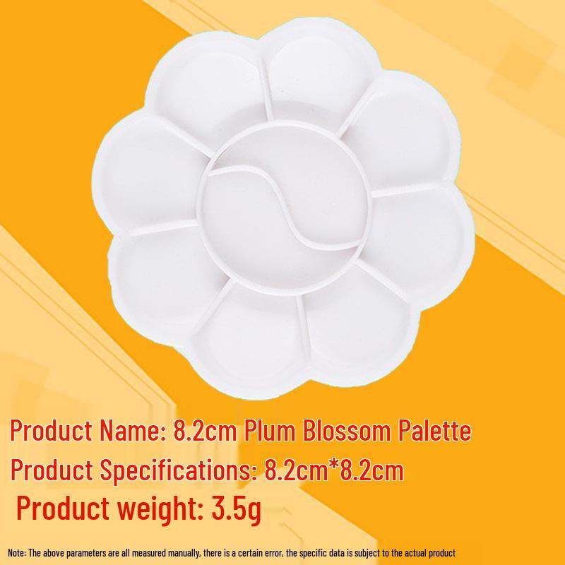 Children's Plastic Color Mixing Palette for Gouache Paints