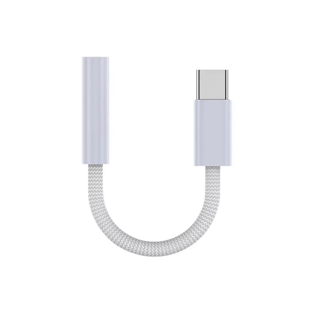 

USB Type C To 3.5mm HiFi Earphone Adapter Jack AUX Audio Cable For IPhone 15 Samsung DAC Adapter USB TypeC