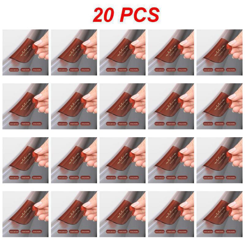 10~60PCS Toilet Retractor Light Luxury Toilet Lid Seat Ring Flapper Bathroom Sanitary Closestool Holder Transparent