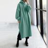 Womens Oversize 2023 Long Autumn Hoodie Black Hat Pockets Long Sleeves Loose Hoodies Female Winter Trendy Elegant Ladies Clothe