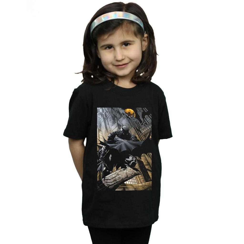 DC Comics Girls Batman Night Gotham City Cotton T-Shirt