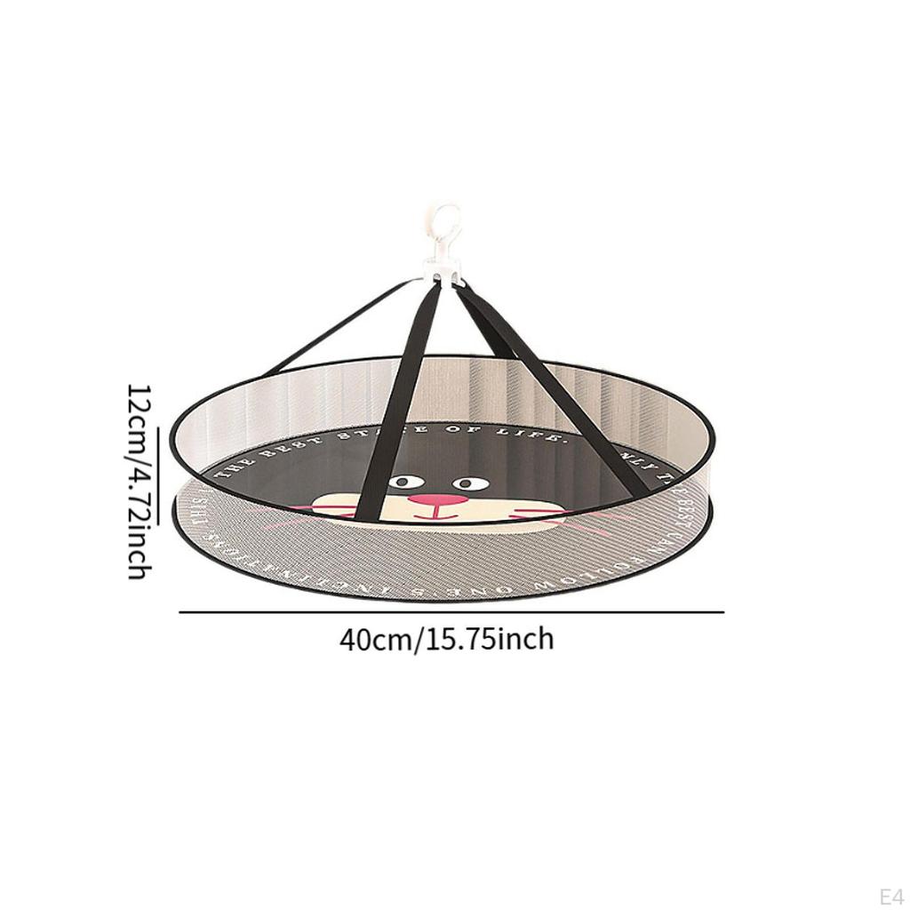 Clothes Hanging Dryer Rack Sweater Drying Folded Flat Mesh Net Dry for Laundry Indoor