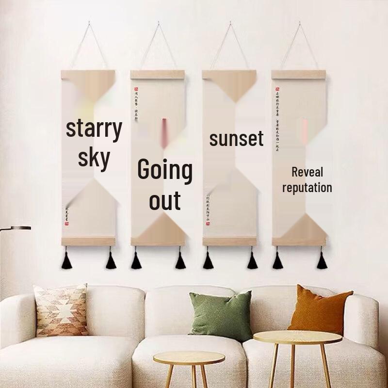 Outdoor Decorative Calligraphy Hanging Scroll