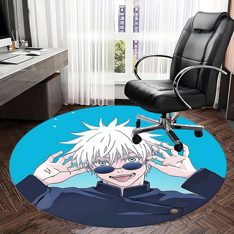 Hunter x Hunter,Gon Freecss Chair mat Round Rug Office carpet, Non slip, Suitable for Living Rooms, Bedrooms Decor 1205653a