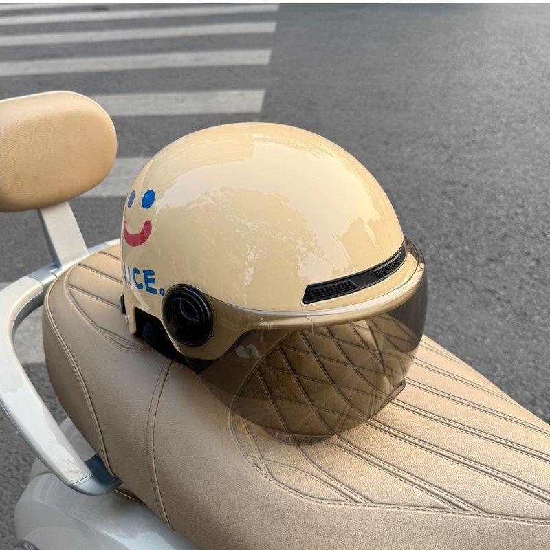 Electric Bicycle & Motorcycle Helmet: Personalized Cartoon Summer Sun Protection for Men & Women