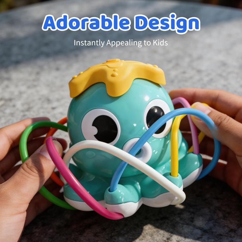 Summer Outdoor Water Sprinkler Octopus Toy Water Play Toy Colorful Water Pipe Rotating Spray Head Garden Lawn Sprinkler Tools
