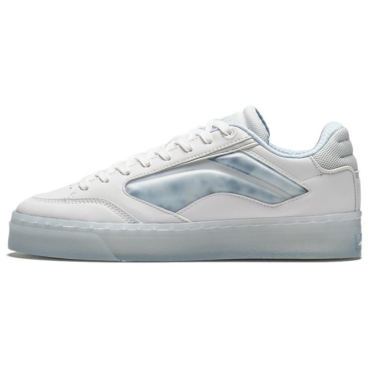 New LiNing Wave 180 Low Anti Slip Wear Resistant Low Top Skateboard Shoes Frost White AECS017-1