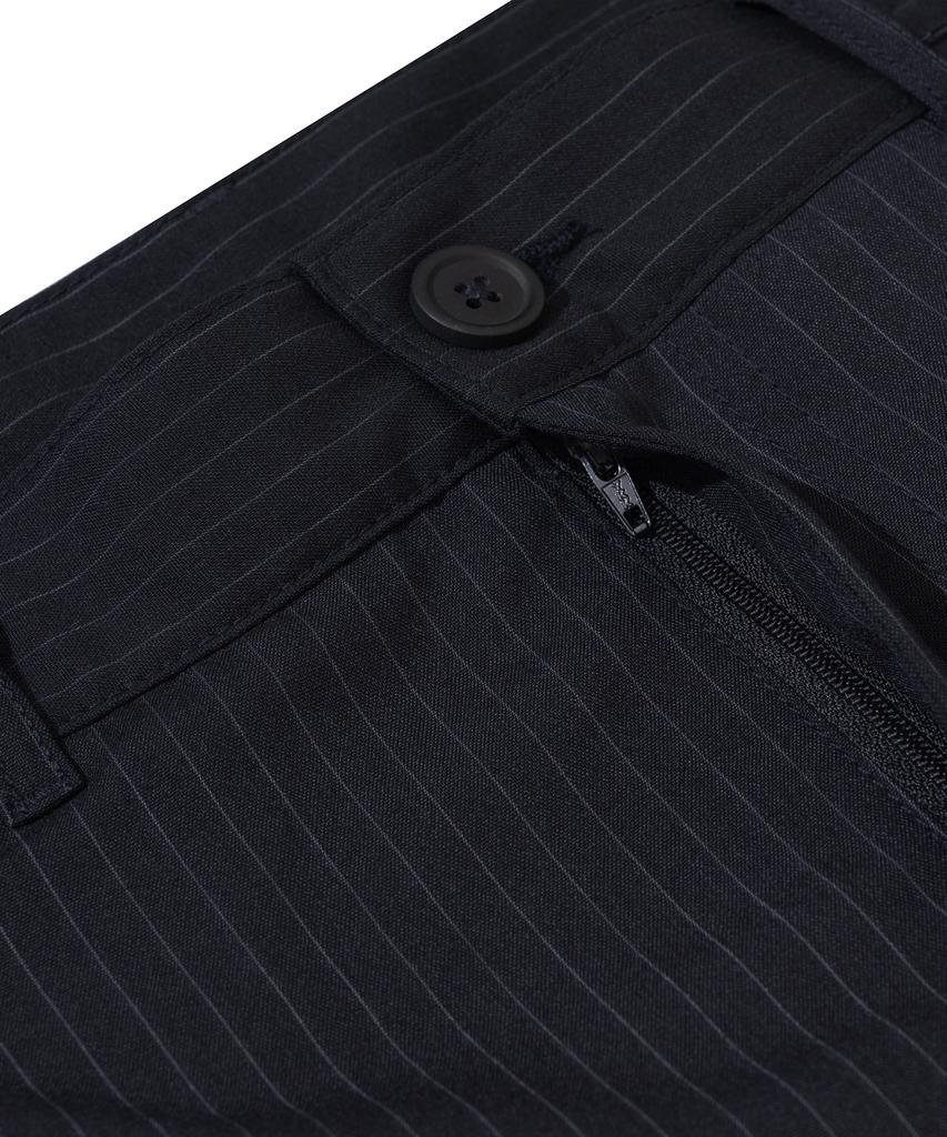 NOT4NERD Two Tuck Stripe Bermuda Shorts - Navy