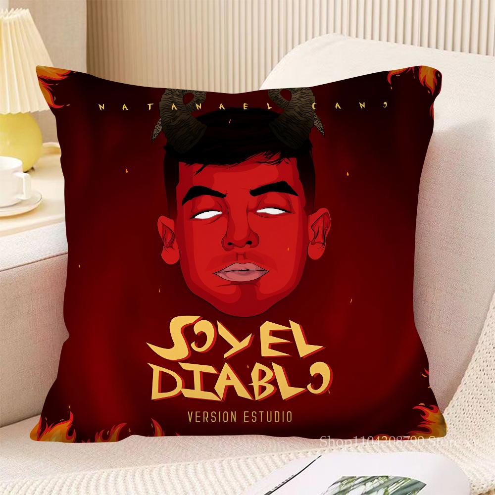 Rapper Natanaels Cano Pillow Case Fashion Square Pillowcase Bedroom Sofa Room Ins Decoration Leisure Cushion Cover 40x40
