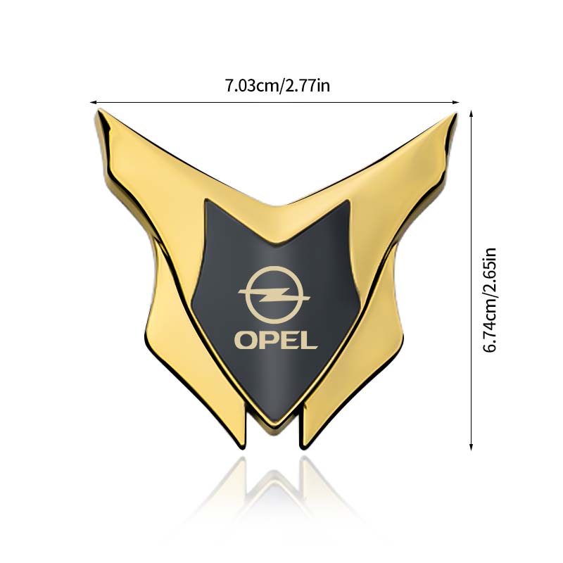 AAAYT1 3D Car Stickers Cool Metal Badge Car Logo Emblem Sticker Decal For opel astra j corsa d astra astra k vectra bvectra b insignia