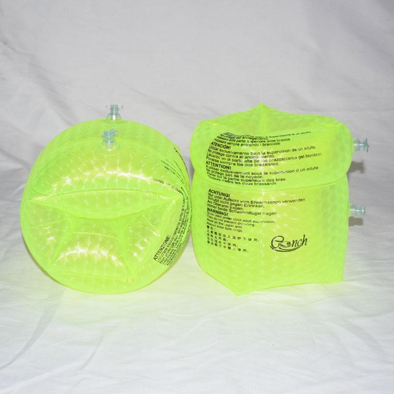 Pvc Inflatable Toys Swimming Floating Sleeve for Kid Adult Thick Double Airbags Fluorescent Inflatable Arm Ring Summer Water Toy