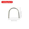 DIY Ceramic Clay Sculpture 1Pc Precision U Shape Stainless Steel Pottery Cutting Tool Adjustable Wire Clay Cutter Craft Supplies