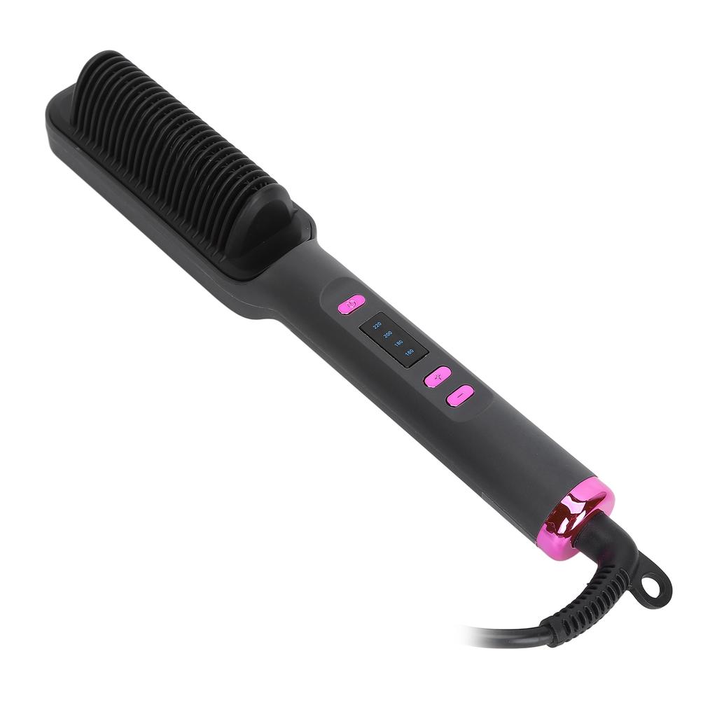 Hair Straightener Brush Fast Heat Less Damage Frizz Temps Women Electric Hot Comb for Home