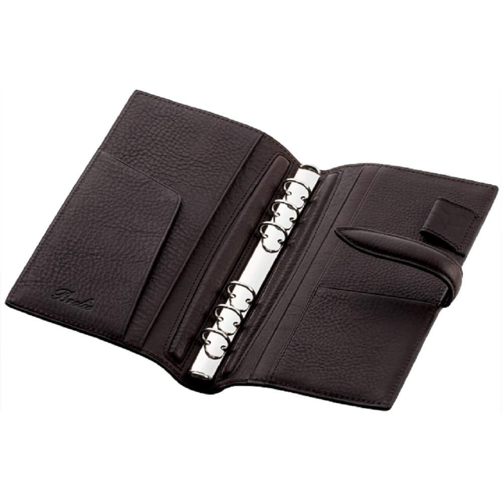 Brelio Minerva System Organizer Bible 16mm Belt Chocolate