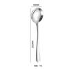 Moonlight stainless steel tableware knife spoon fork dessert spoon creative restaurant simple high-end western food steak knife