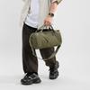 Solid Color Cylinder Travel Bag Portable Sports Fitness Bag Crossbody Bag