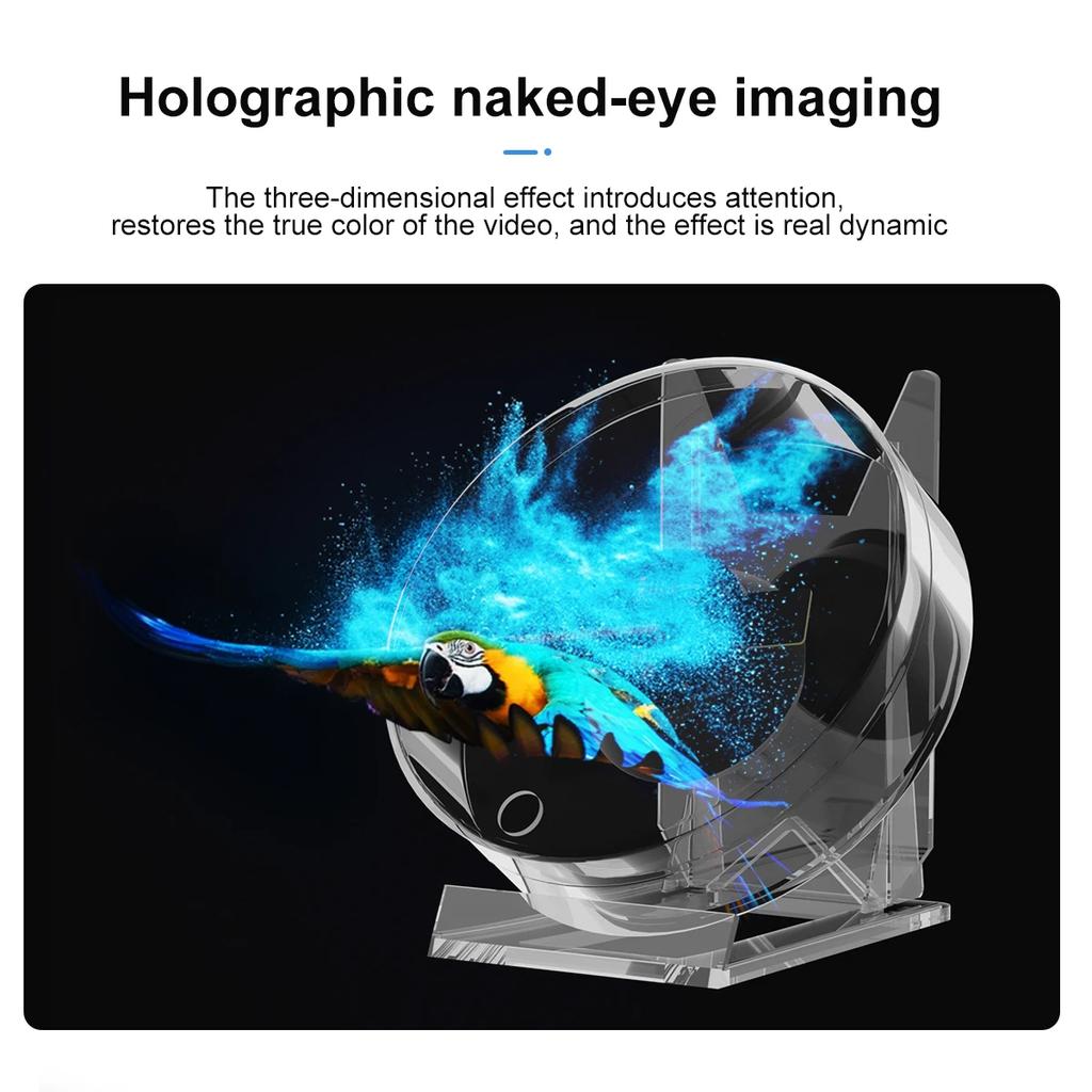 3D Hologram Fan Mini Projector Advertising Display Light Hologram Projector for Shopping Mall Store Shop Bar with Remote Control