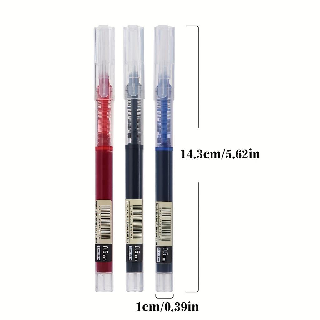 Direct Liquid Quick Drying Ballpoint Pen, 0.5mm. Neutral Pen for Exam Writing and Homework, Neutral Pen for School Office Writing Stationery